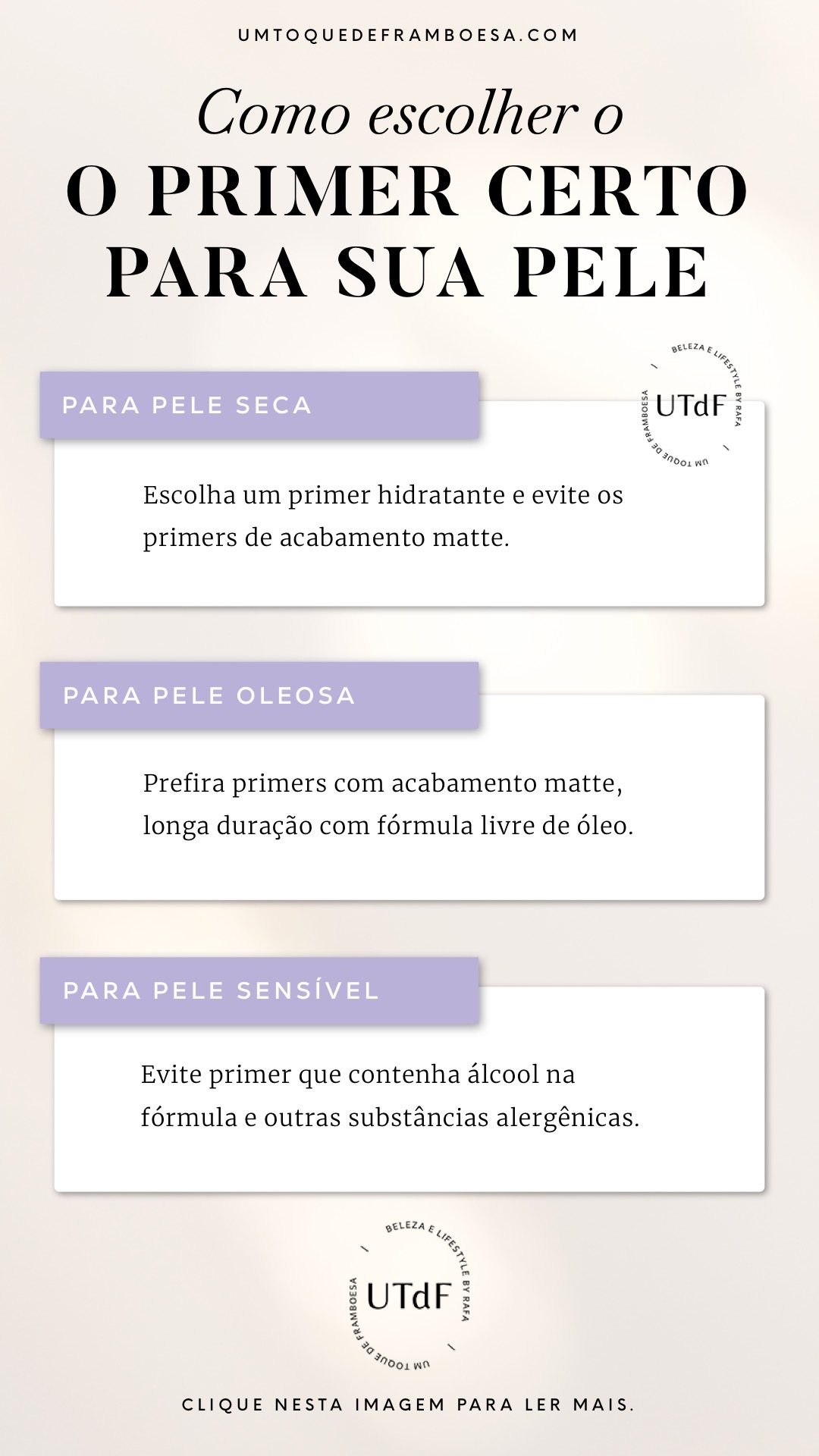 Primer para Pele Mista: Equilíbrio e Uniformidade em Todas as Zonas - inspiração 2