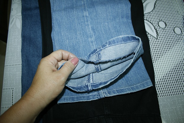 A Bainha com Tecido Contrastante: O Toque Surpresa - inspiração 1