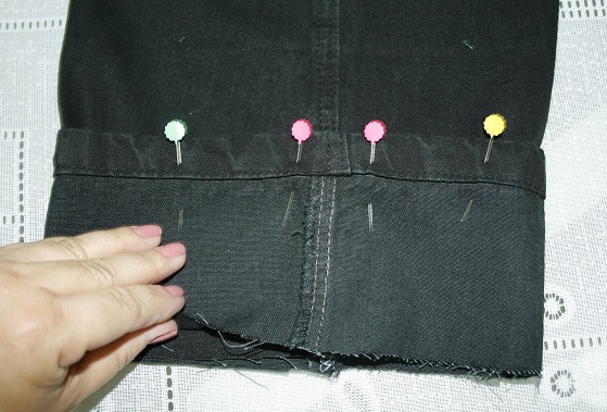 A Bainha com Tecido Contrastante: O Toque Surpresa - inspiração 2