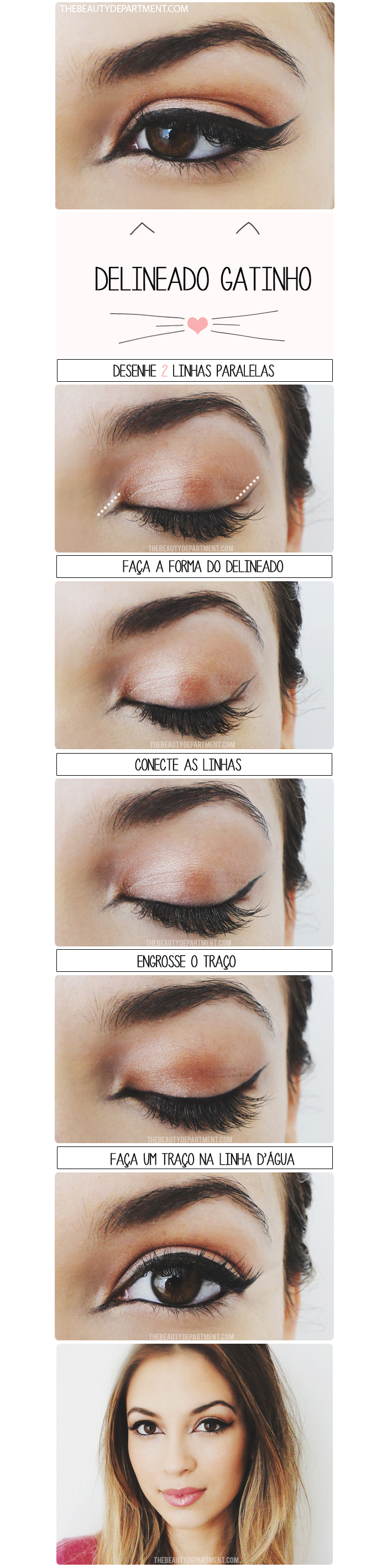 Delineado Gatinho: A Arte de Realçar Seus Olhos - inspiração 2