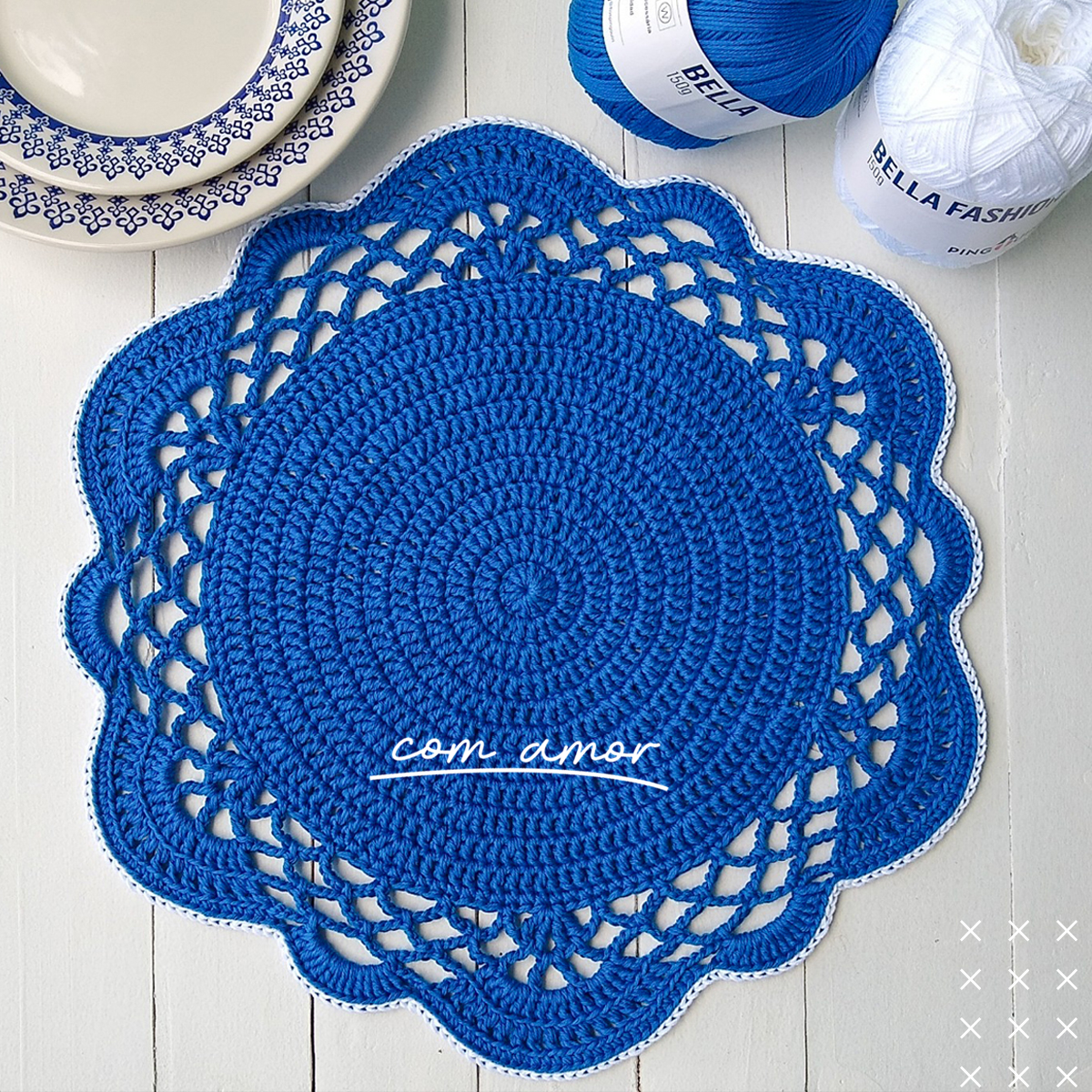 Escolhendo o Fio Ideal para seu Sousplat - inspiração 1