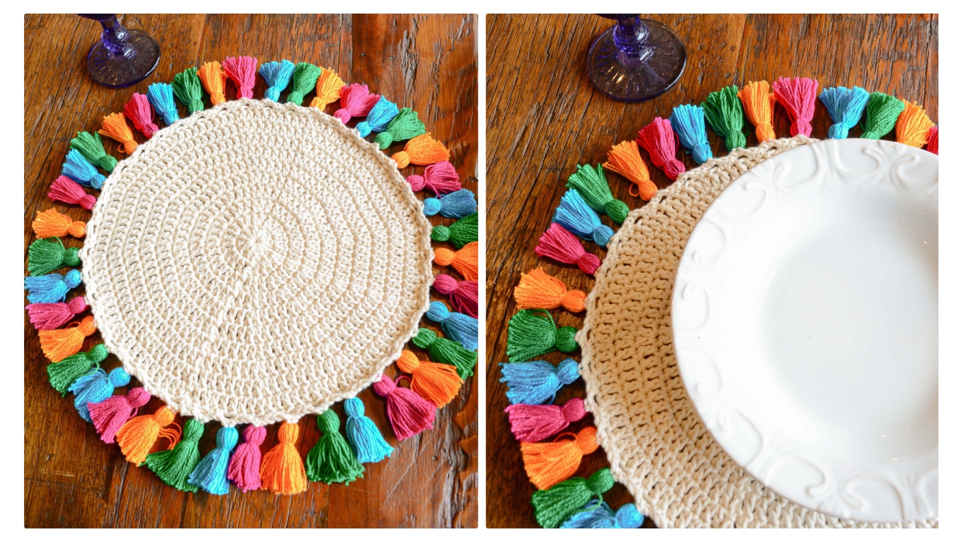 Escolhendo o Fio Ideal para seu Sousplat - inspiração 2