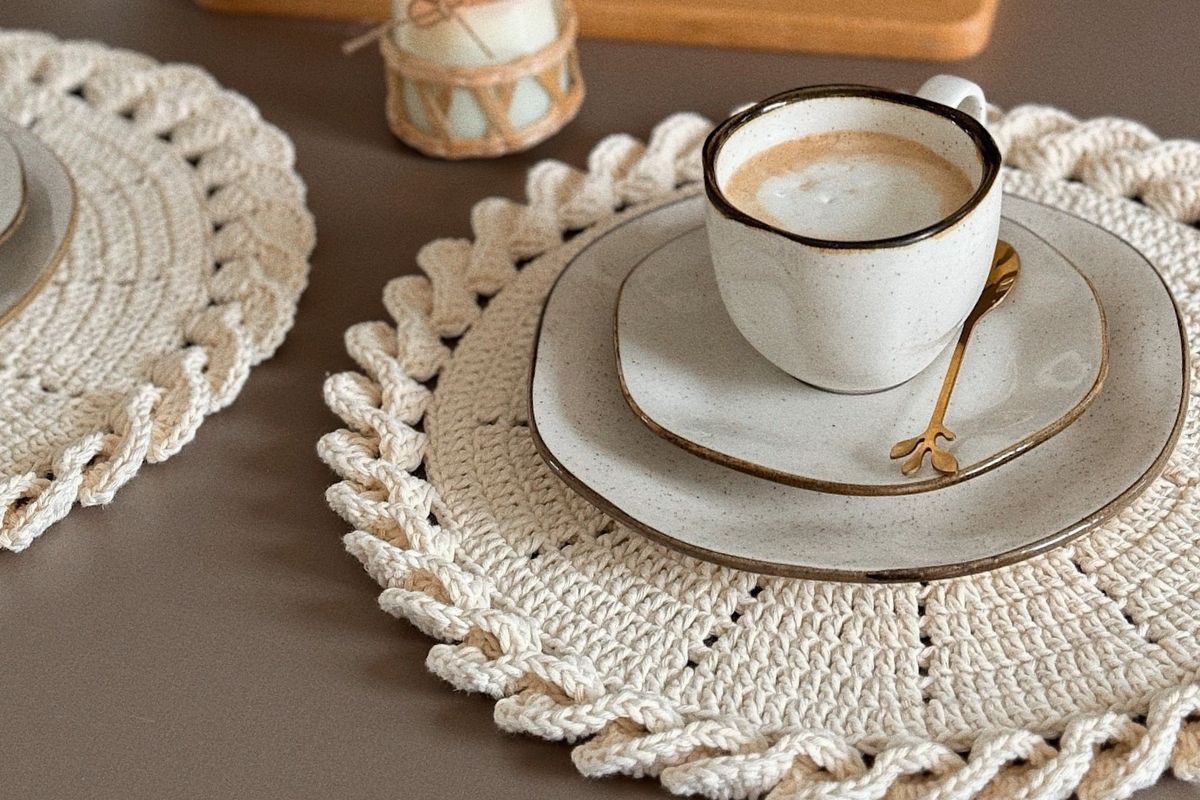 O Ponto Secreto para um Sousplat que Não Enrola - inspiração 2