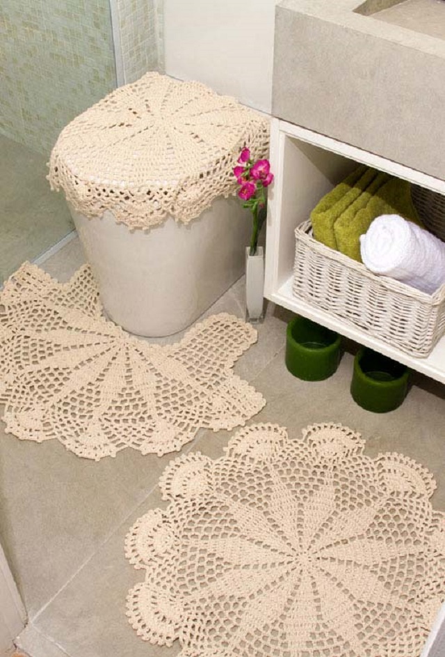 Aumentando e Diminuindo Pontos: Moldando as Formas do Tapete - inspiração 1