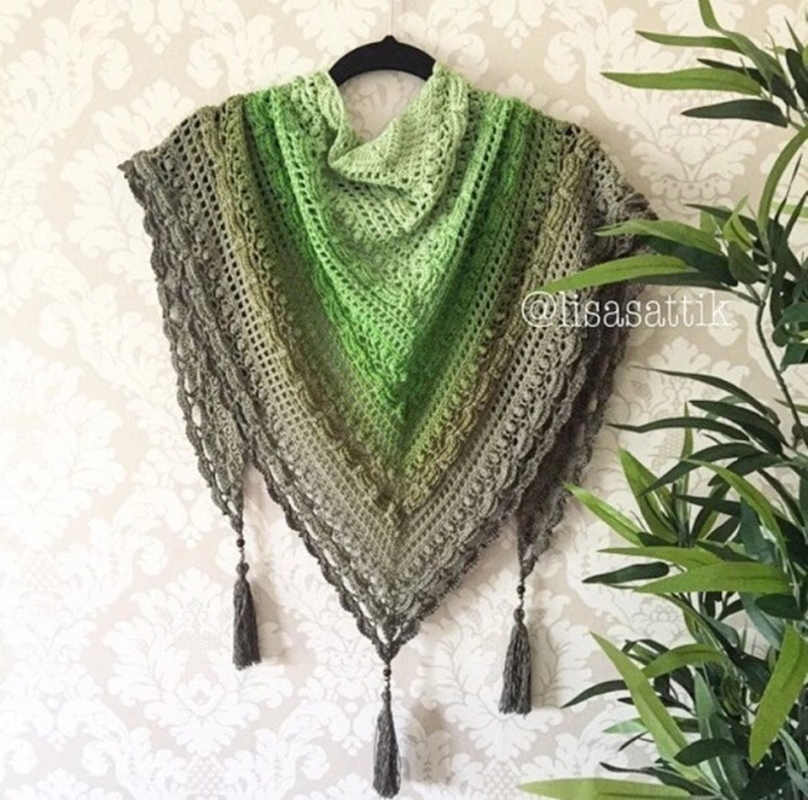 Finalizando Seu Xale com Elegância: Acabamentos que Elevam a Peça - inspiração 1