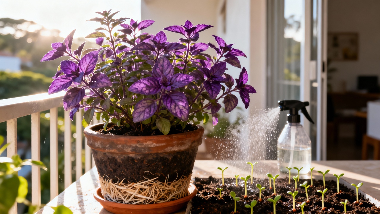 A Terra Ideal: O Segredo de um Manjericão Saudável - inspiração 1