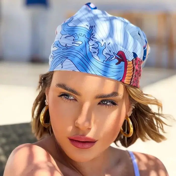 O Clássico: Lenço Amarrado na Base do Rabo de Cavalo - inspiração 2