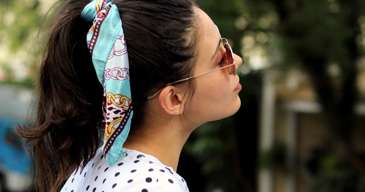 Versatilidade no Trabalho: Lenço como Rabo de Cavalo Elegante - inspiração 2