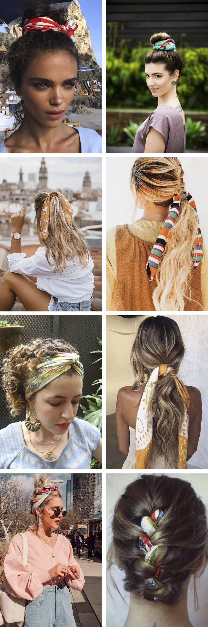 O Charme Vintage: Lenço na Lateral da Cabeça - inspiração 1