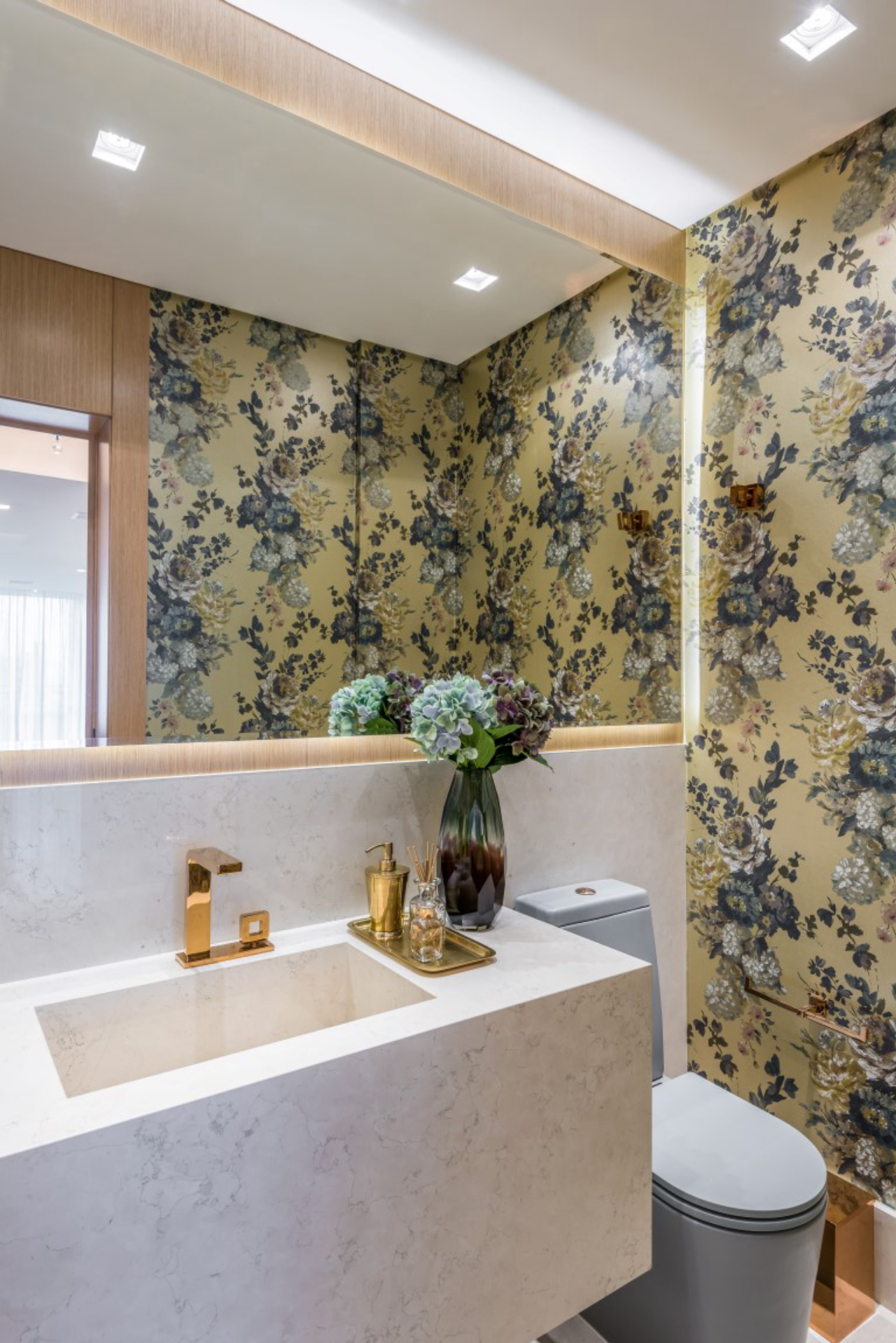 Cores e Paletas: Definindo a Identidade Visual do Seu Lavabo - inspiração 1