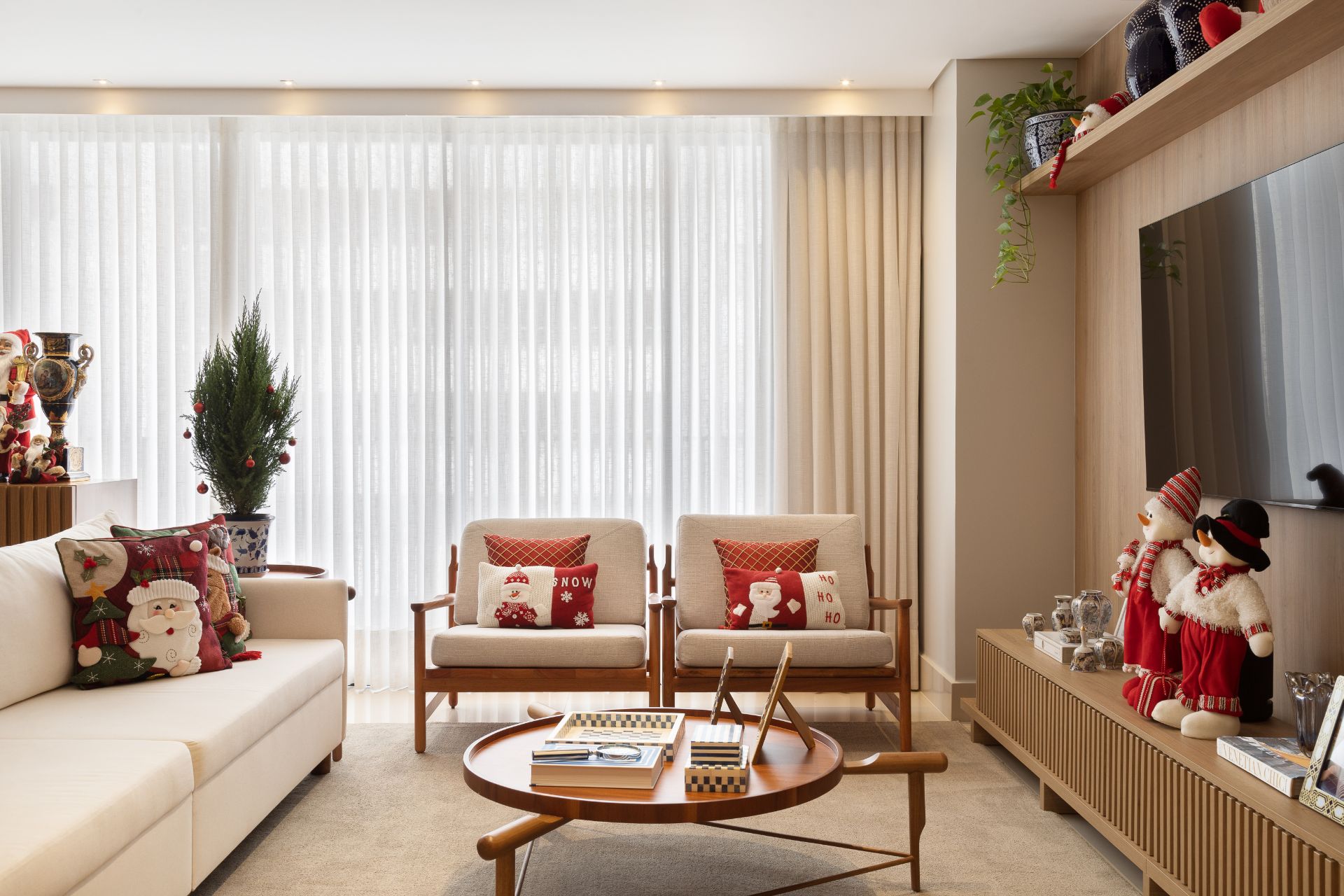 Centros de Mesa que Contam Histórias: O Charme da Mesa Posta Natalina - inspiração 1