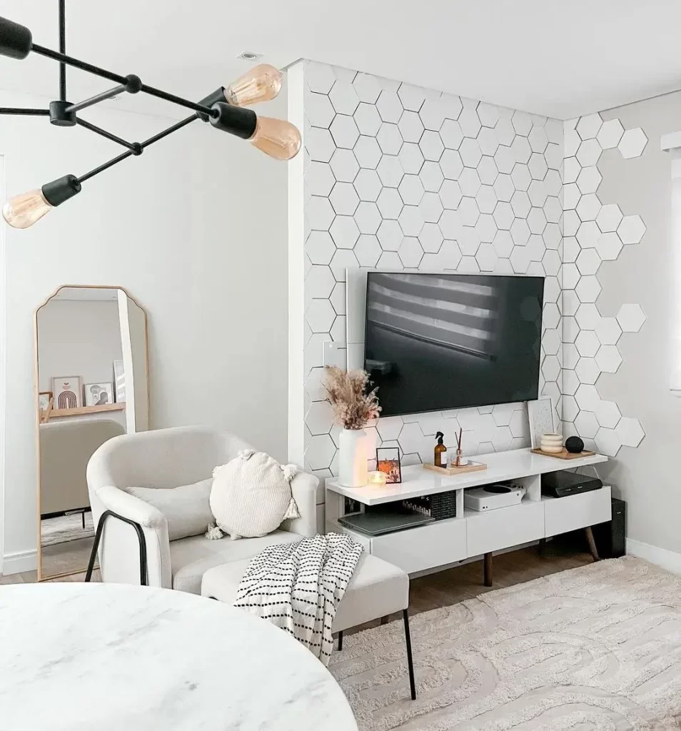 Rack Minimalista: Menos é Mais para um Ambiente Clean - inspiração 2