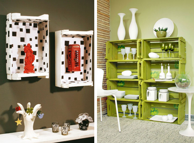 Prateleiras Rústicas Para Sua Sala de Estar - inspiração 1