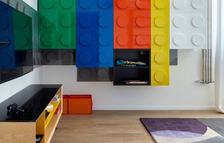 Mobiliário Único: Mesas, Cadeiras e Puffs com o Toque LEGO - inspiração 2