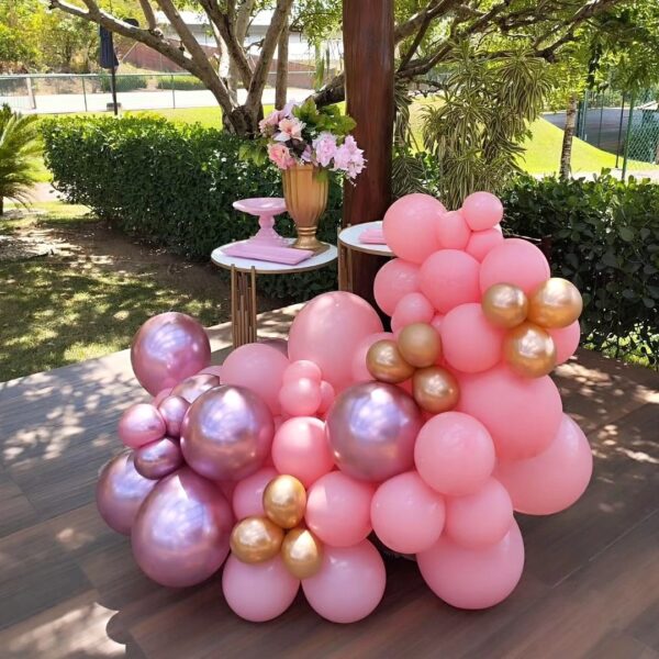 Arcos de Balões Clássicos: Elegância Atemporal para Qualquer Ocasião - inspiração 2