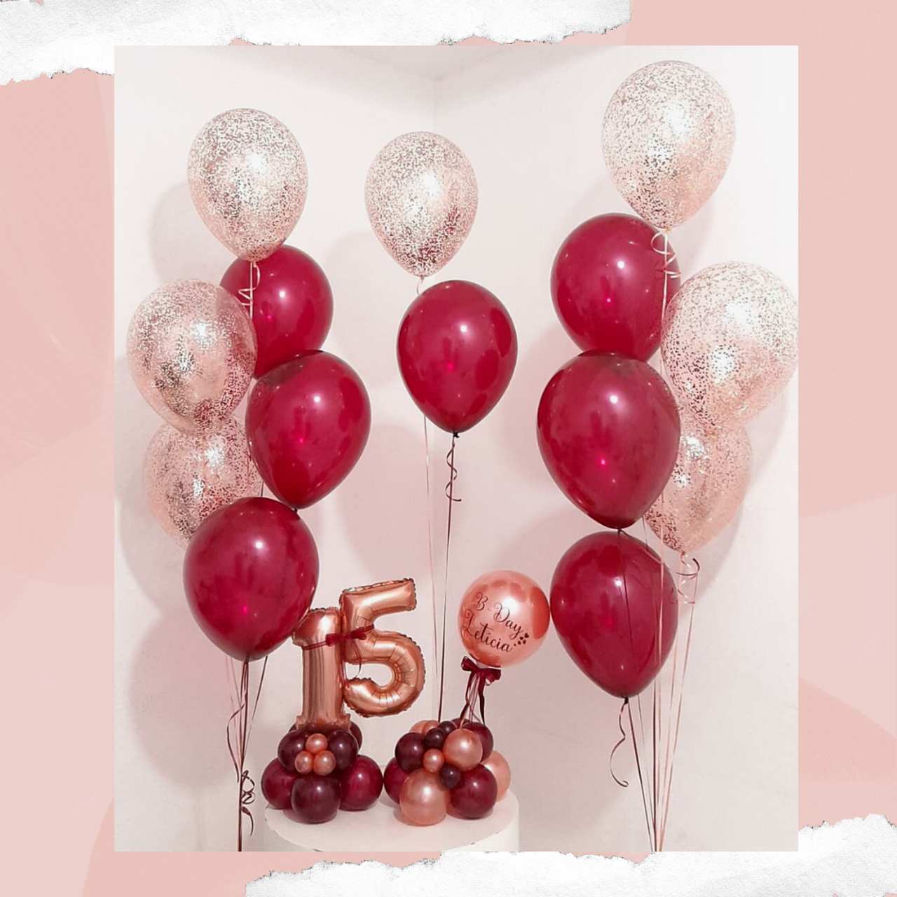 Balões Transparentes com Confetes: Um Toque de Brilho e Diversão - inspiração 1