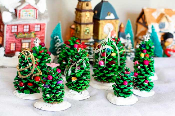 Bolas de Natal Personalizadas com Retalhos de Tecido - inspiração 2