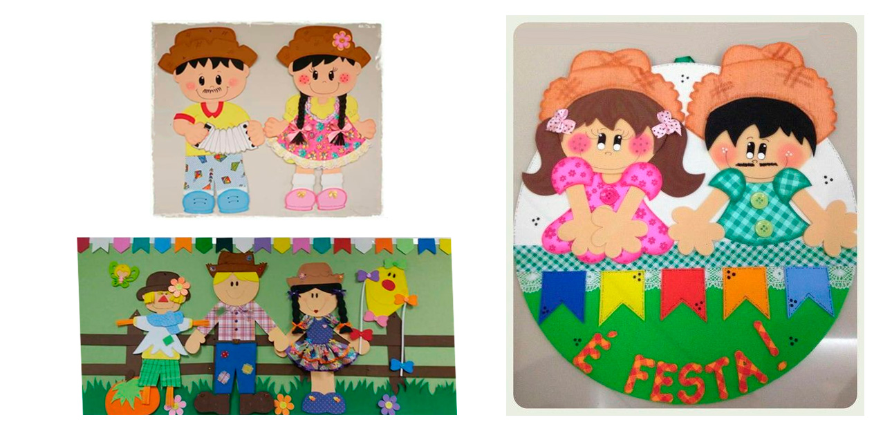 Bandeirinhas Criativas: O Clássico Reimaginado em EVA - inspiração 2