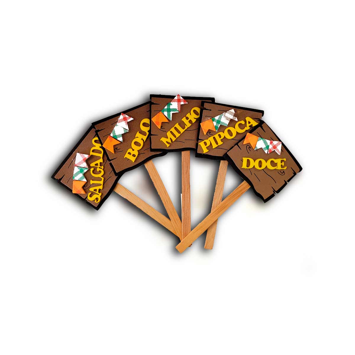 Mini Fogueiras e Cactos: Elementos Temáticos para o Cenário - inspiração 1