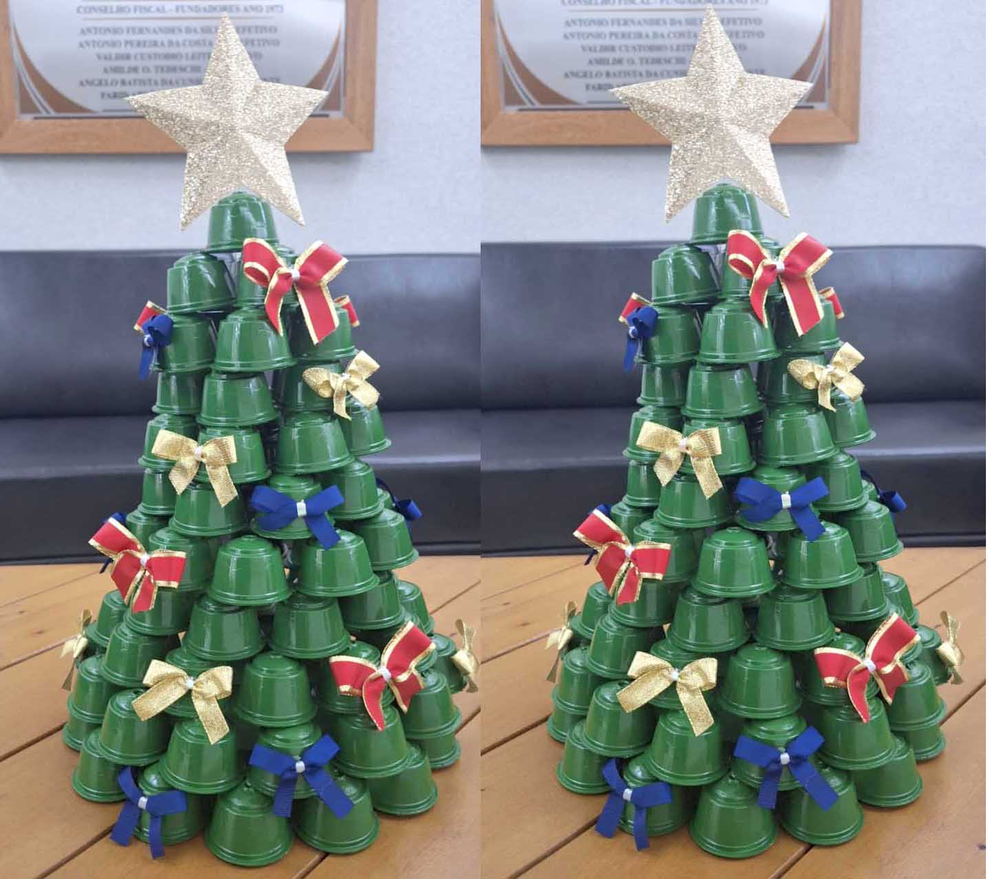 Toque Vintage com CDs e DVDs: Brilho Disco para o Natal - inspiração 1