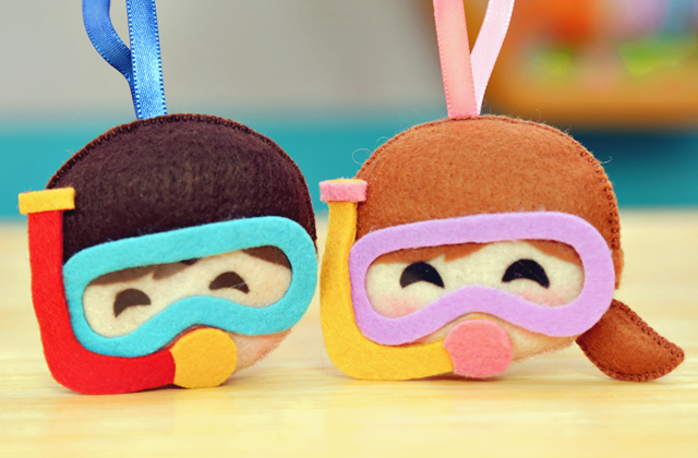 Ideias para Personalizar Seus Chaveiros de Feltro - inspiração 2