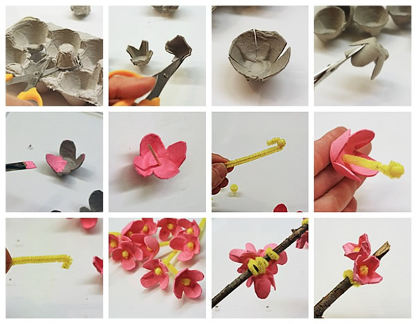 Preparando a Caixa de Ovo: Limpeza e Corte - inspiração 2