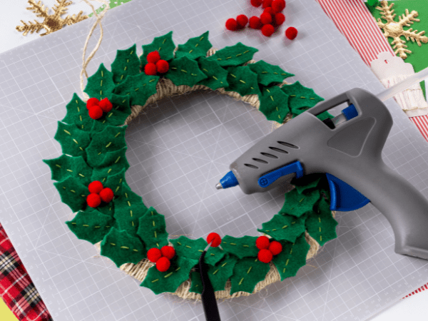 Onde e Como Pendurar Sua Guirlanda de Feltro - inspiração 1