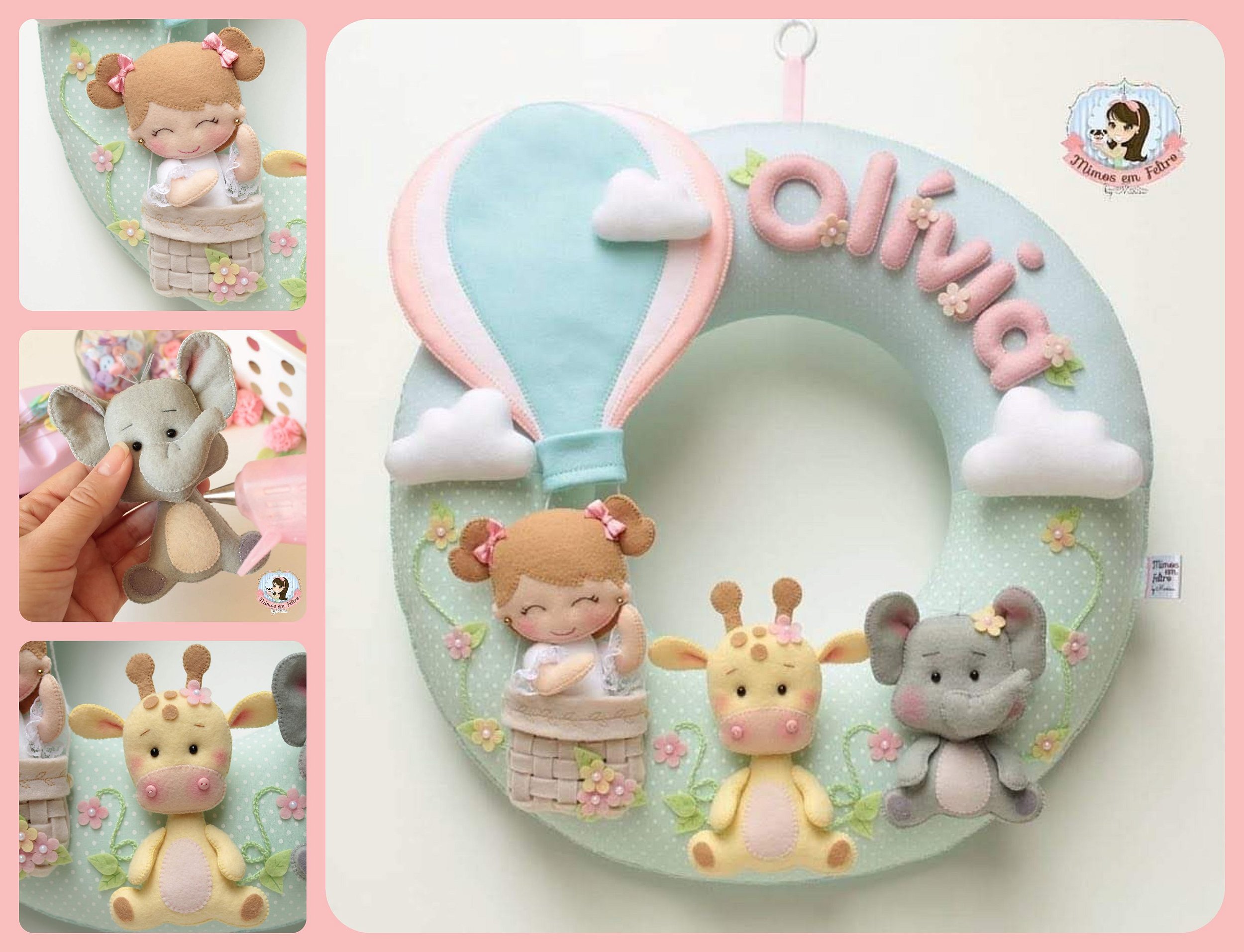 Onde e Como Pendurar Sua Guirlanda de Feltro - inspiração 2