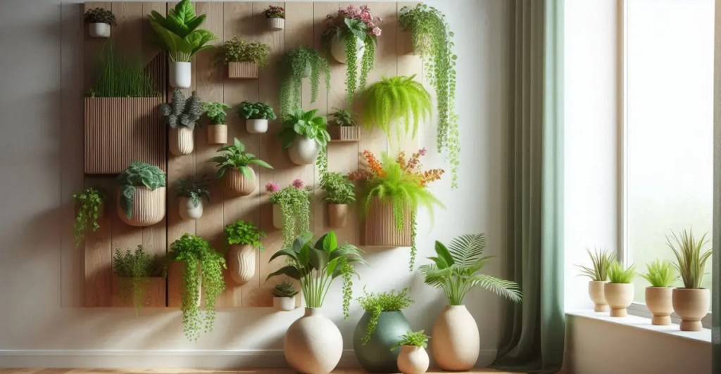 Design inteligente: Estrutura da horta vertical que otimiza espaço. - inspiração 1