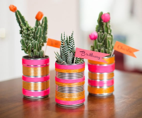 Garrafas PET: criando vasos e organizadores estilosos - inspiração 2