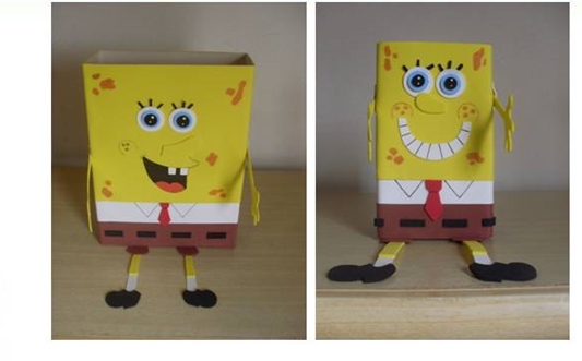 Lembrancinha Caixa de Leite com Tema Fenda do Biquíni e seus Moradores - inspiração 1