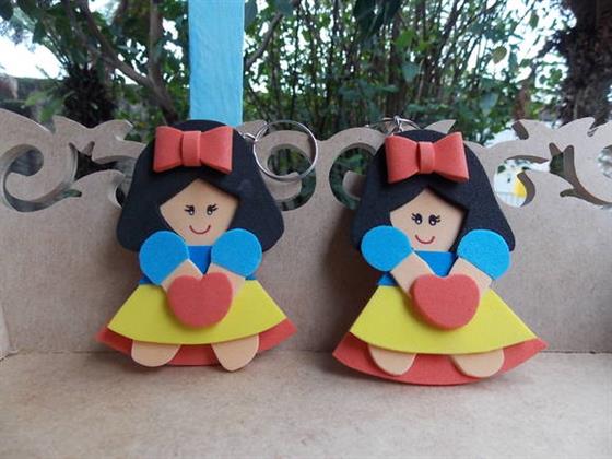 Chaveiros de Feltro dos Personagens Clássicos - inspiração 2