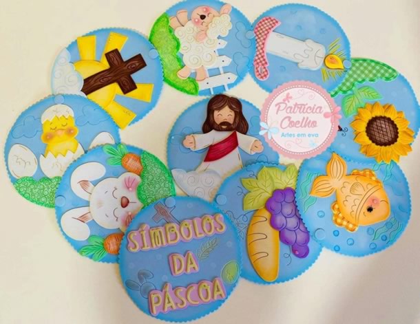 Combinando Cores e Texturas: O Guia Completo para sua Cruz de EVA - inspiração 1