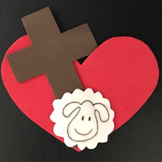 Cruz de EVA para Primeira Comunhão: Símbolos de Amor - inspiração 2