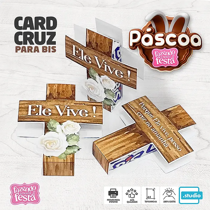 Cruz de EVA para Eventos de Agradecimento: Gratidão em Forma de Arte - inspiração 1