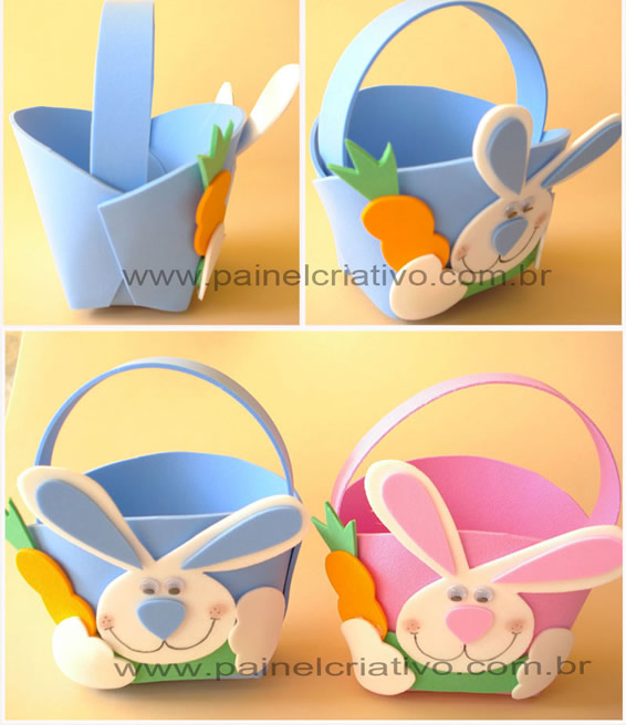 Moldes Criativos: Inspirando Formatos de Coelhinhos e Ovos - inspiração 1