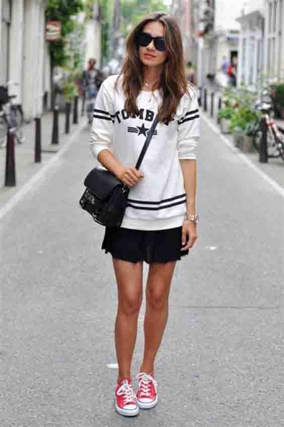 Looks Monocromáticos com All Star: Elegância e Estilo - inspiração 1