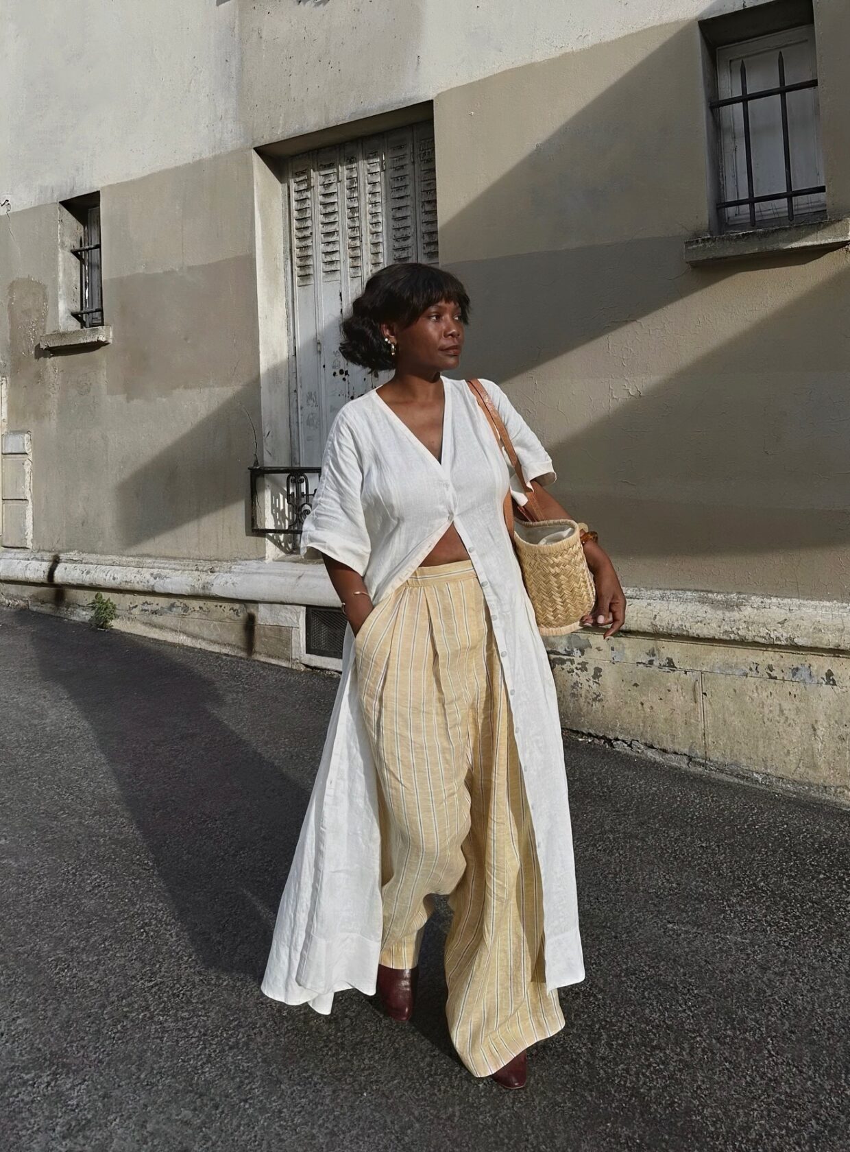 Leveza para o Verão: Calça de Linho com Cropped - inspiração 2