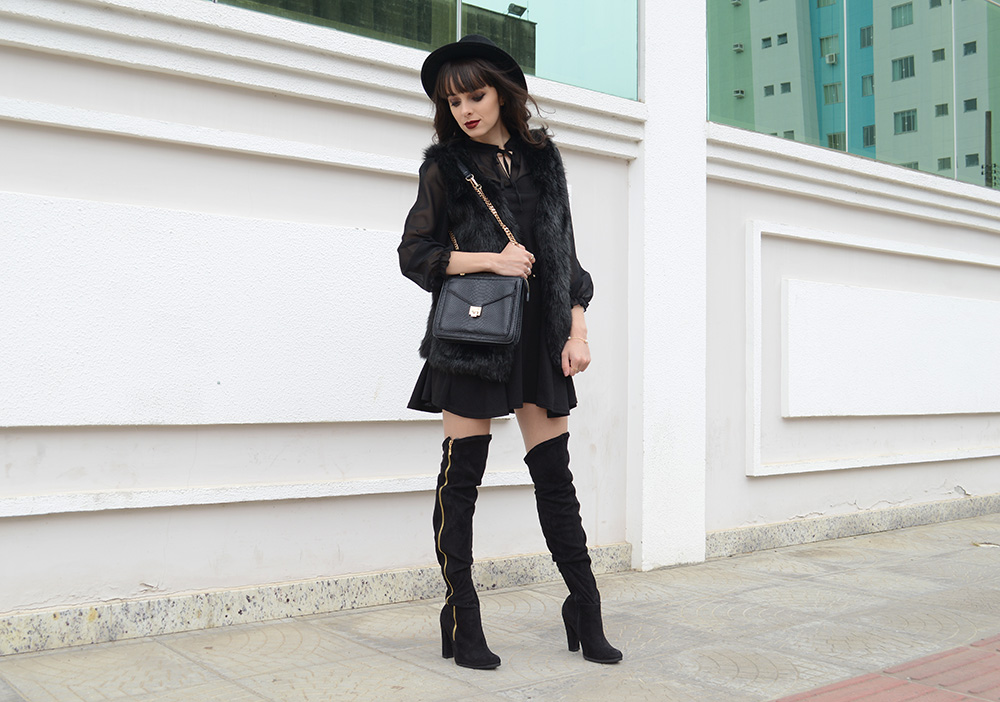 Como incorporar o colete de pelo sem medo - inspiração 1