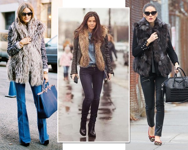 Como incorporar o colete de pelo sem medo - inspiração 2