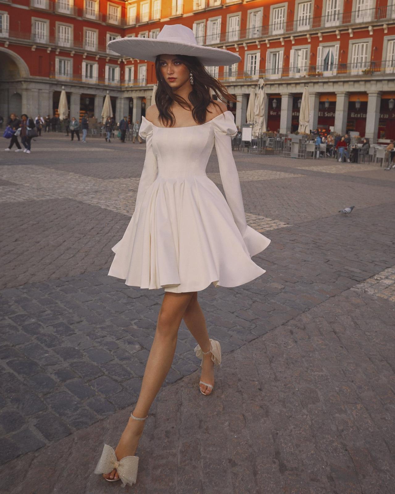 Noivas com estilo boho: a leveza do vestido curto. - inspiração 2