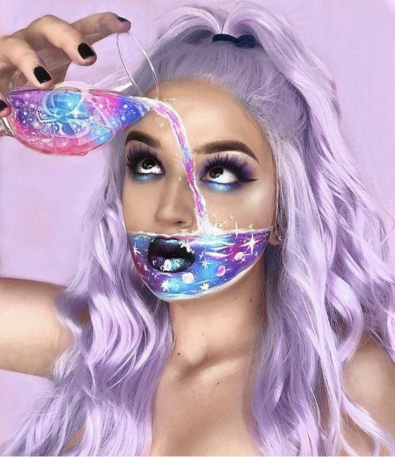 Olhos que Hipnotizam: Delineados Gráficos e Sombra Inovadora - inspiração 1