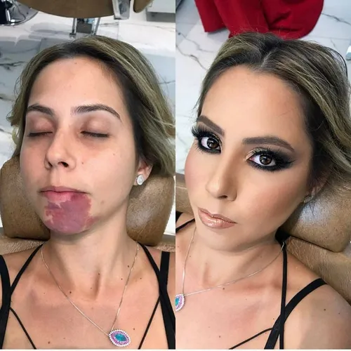 Maquiagem para Olhos e Lábios: Complementando sua Pele Uniformizada - inspiração 2