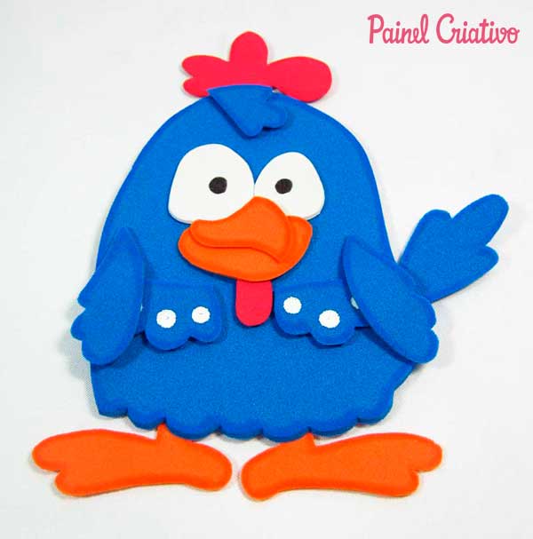 Onde Encontrar Seus Moldes Gratuitos da Galinha Pintadinha em EVA - inspiração 2