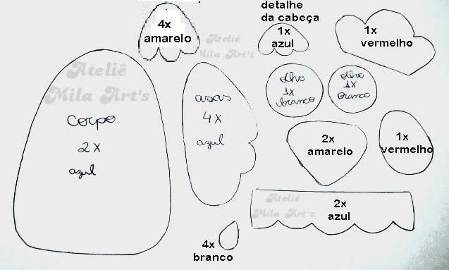 Montagem Fácil: Unindo os Moldes da Galinha - inspiração 2