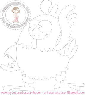 Montando Seu Painel ou Enfeites: Organizando os Personagens Criados - inspiração 2