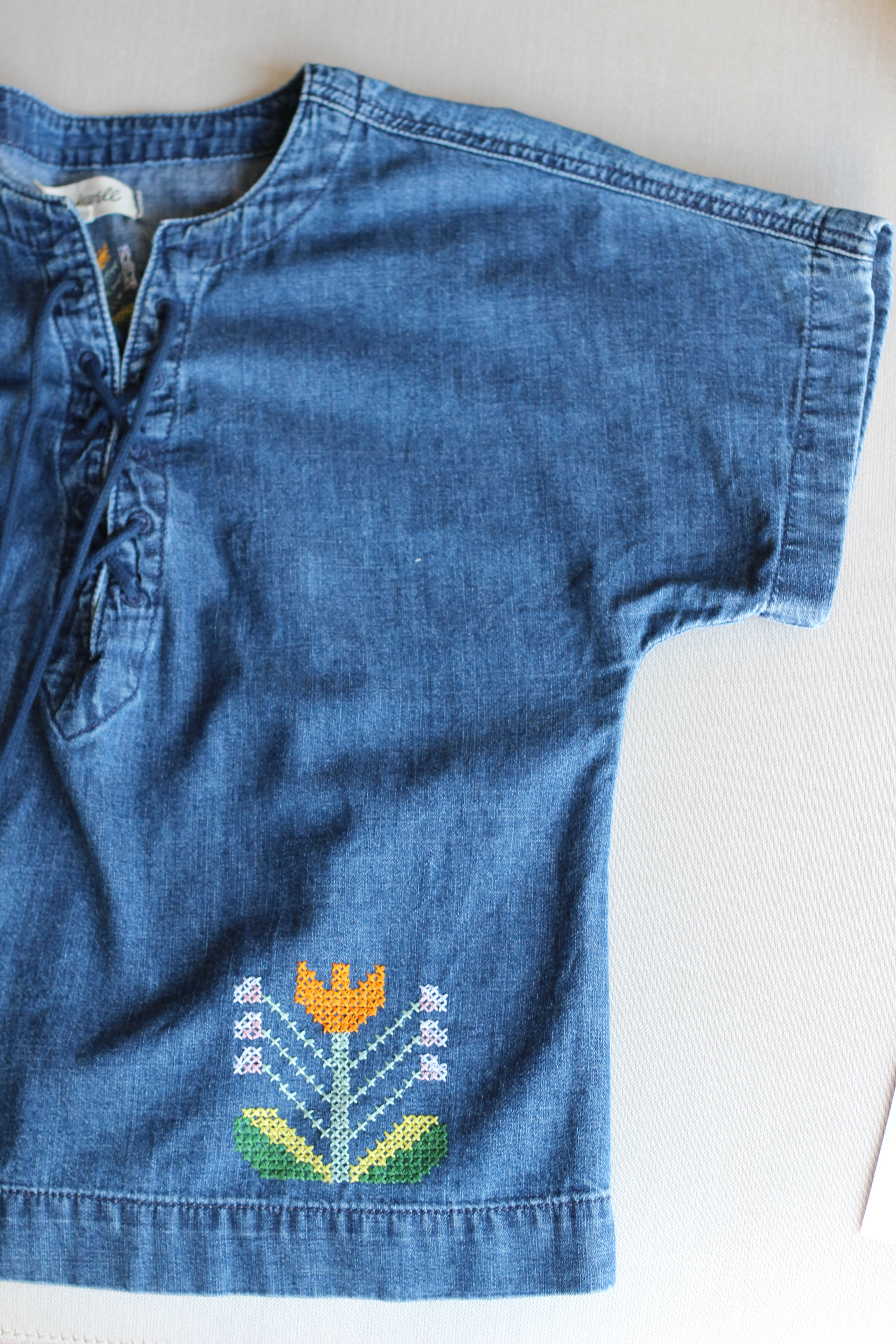 Técnicas de Ponto Cruz Para Roupas: Pontos Retos, Cruzados e Detalhes Delicados - inspiração 1