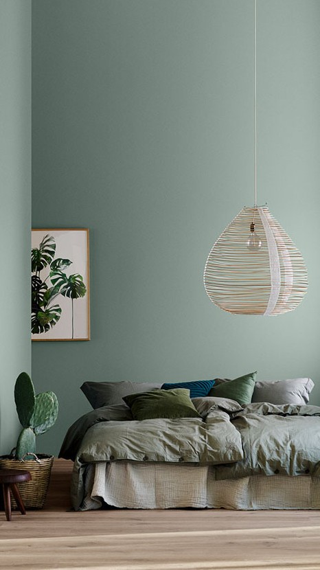 Parede Verde com Plantas Naturais: Frescor e Vida no Ambiente - inspiração 2