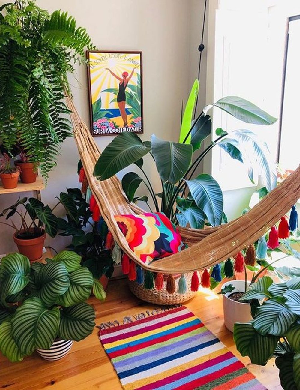 Redes como Ponto Focal: Ousadia na Decoração - inspiração 1