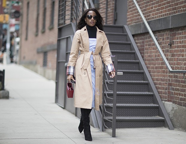Do Básico ao Sofisticado: Trench Coat com Vestidos - inspiração 2